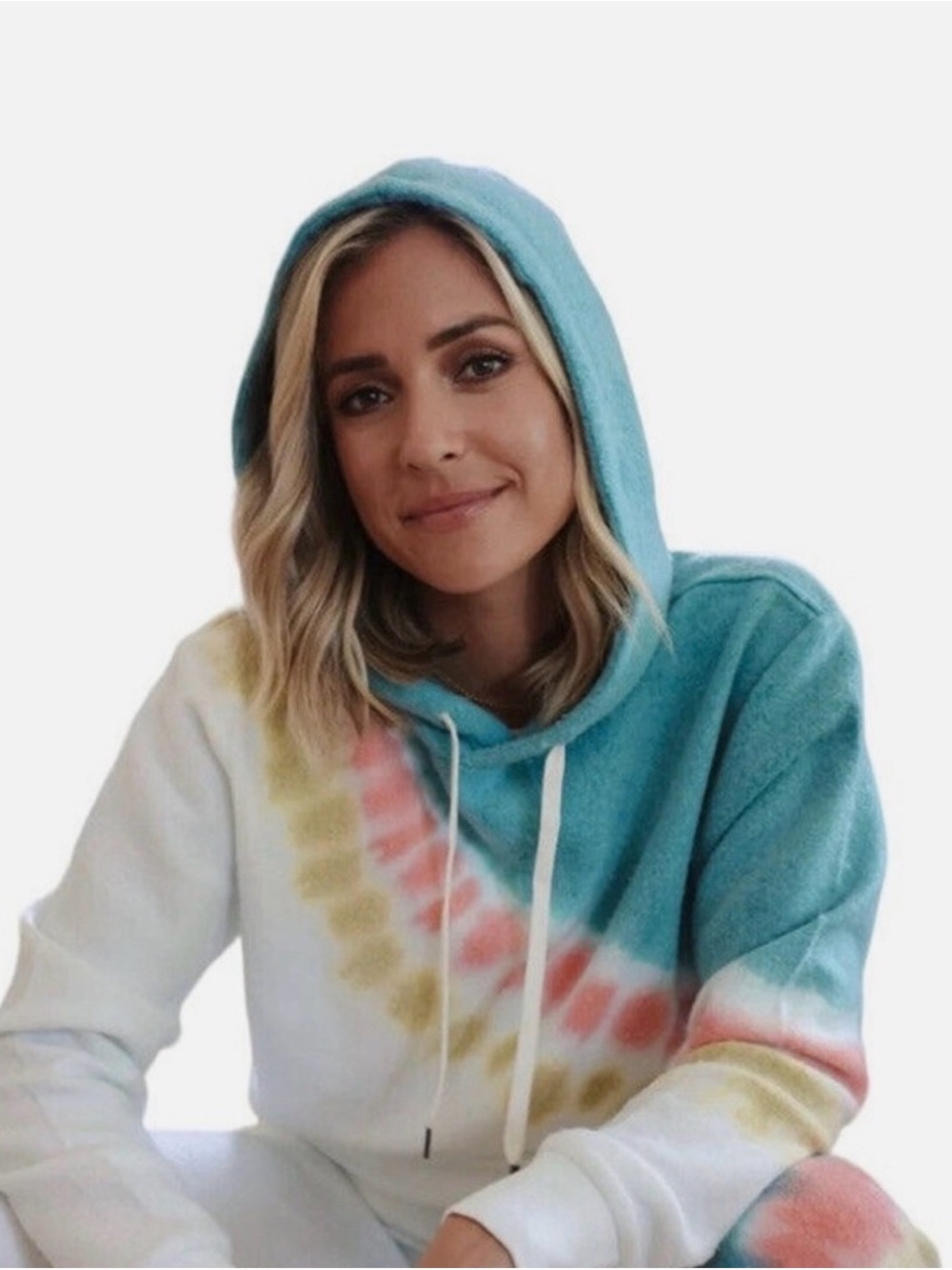 FEAT Tie-Dye Hooded Pullover Sweatshirt